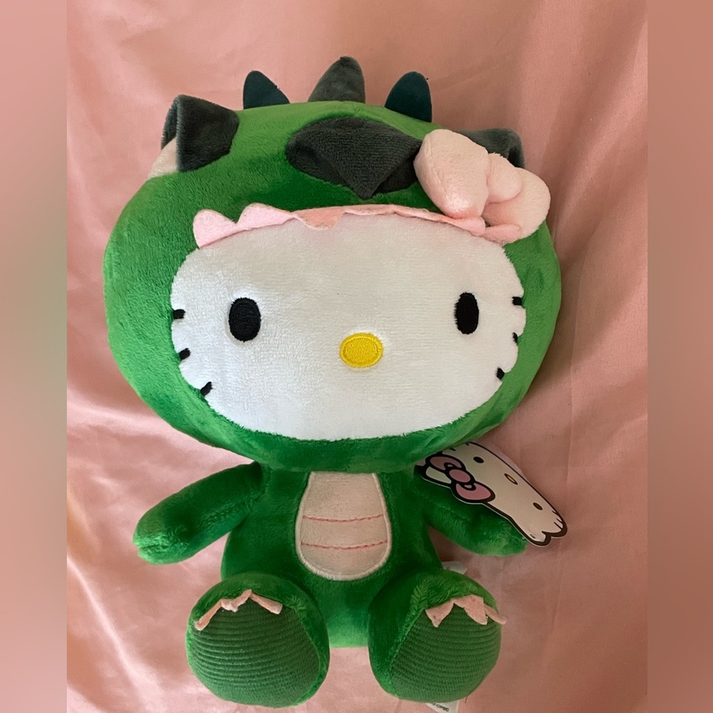 Hello kitty dinosaur plush